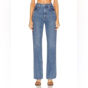 GRLFRND The Melanie High Rise Boot Cut in Lovers Lane (EUC)